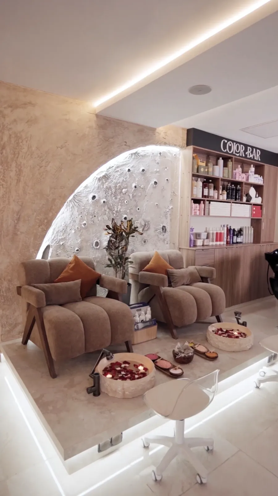 Espace détente et spa des ongles